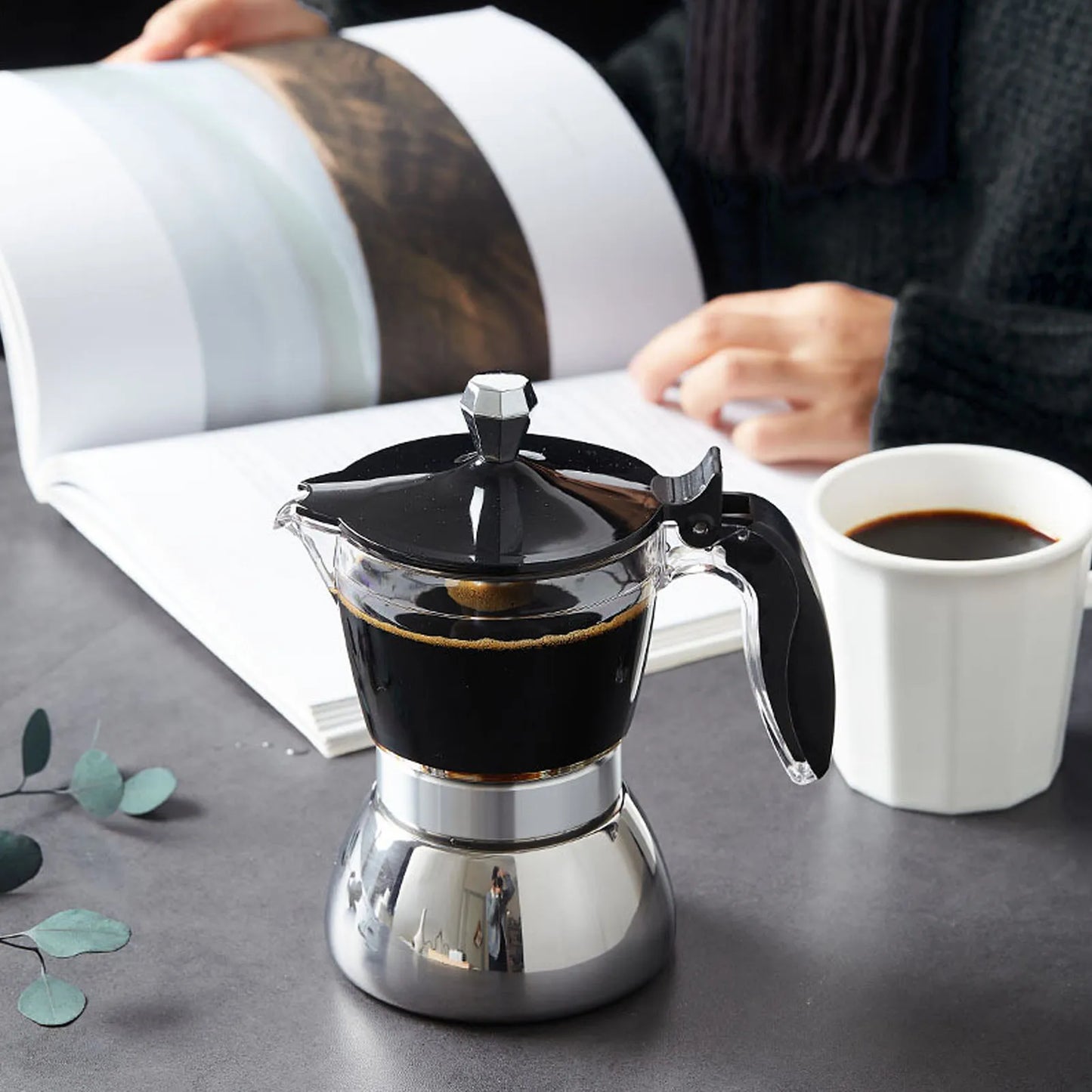 Cafetière italienne verre moka