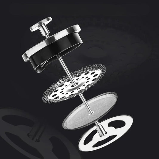 système de filtre de la Cafetière manuelle à piston