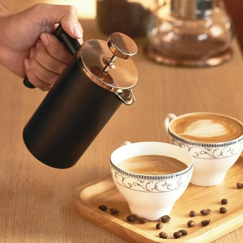 Cafetière à piston double filtre