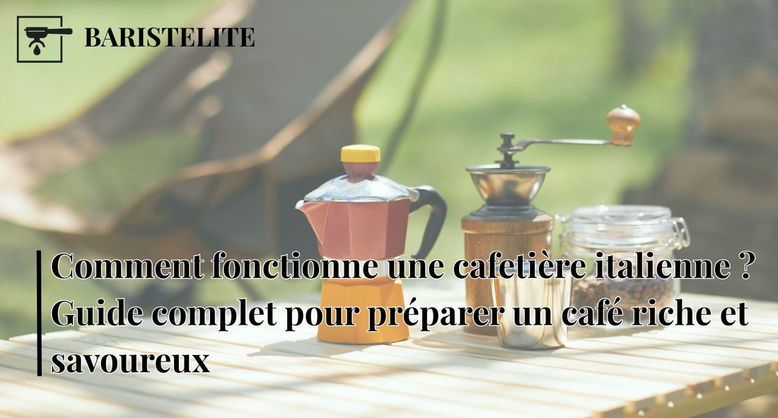Comment fonctionne une cafetière italienne 