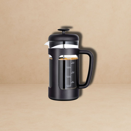 Cafetière à piston 12 tasses noire