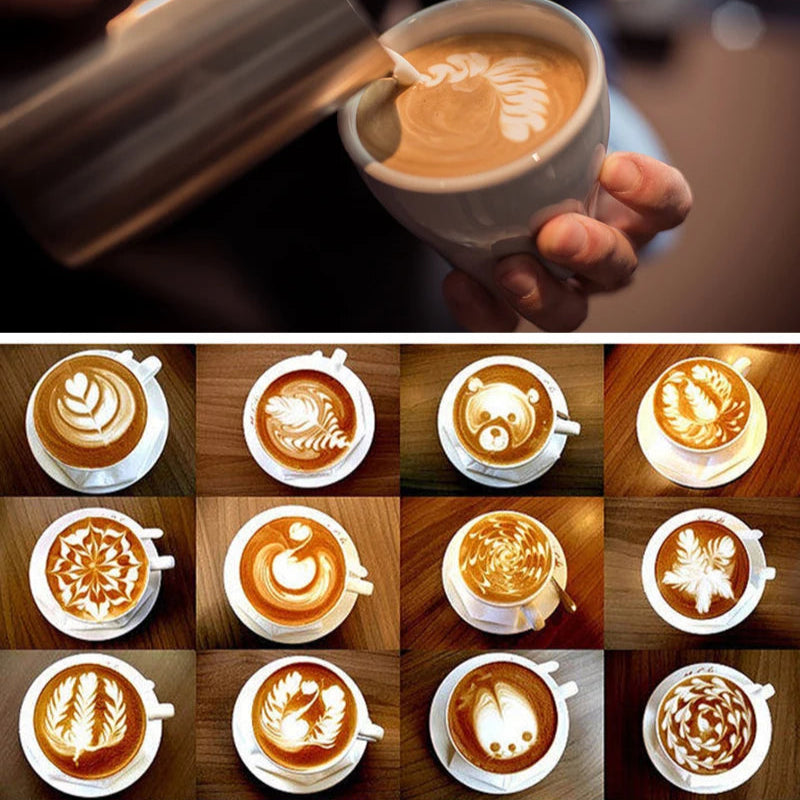 Tasse de café avec mousse de lait art